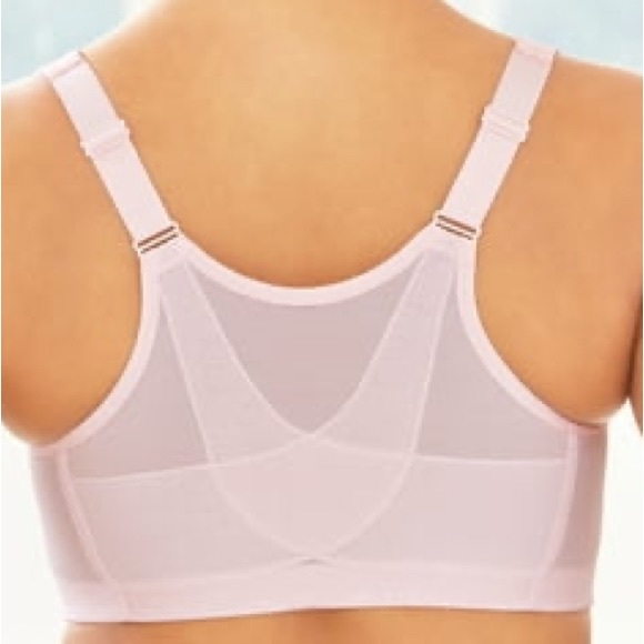 GLAMORISE Plus Size 44C MagicLift Front Closure Posture Back Bra Wirefree NWOT - Picture 4 of 4